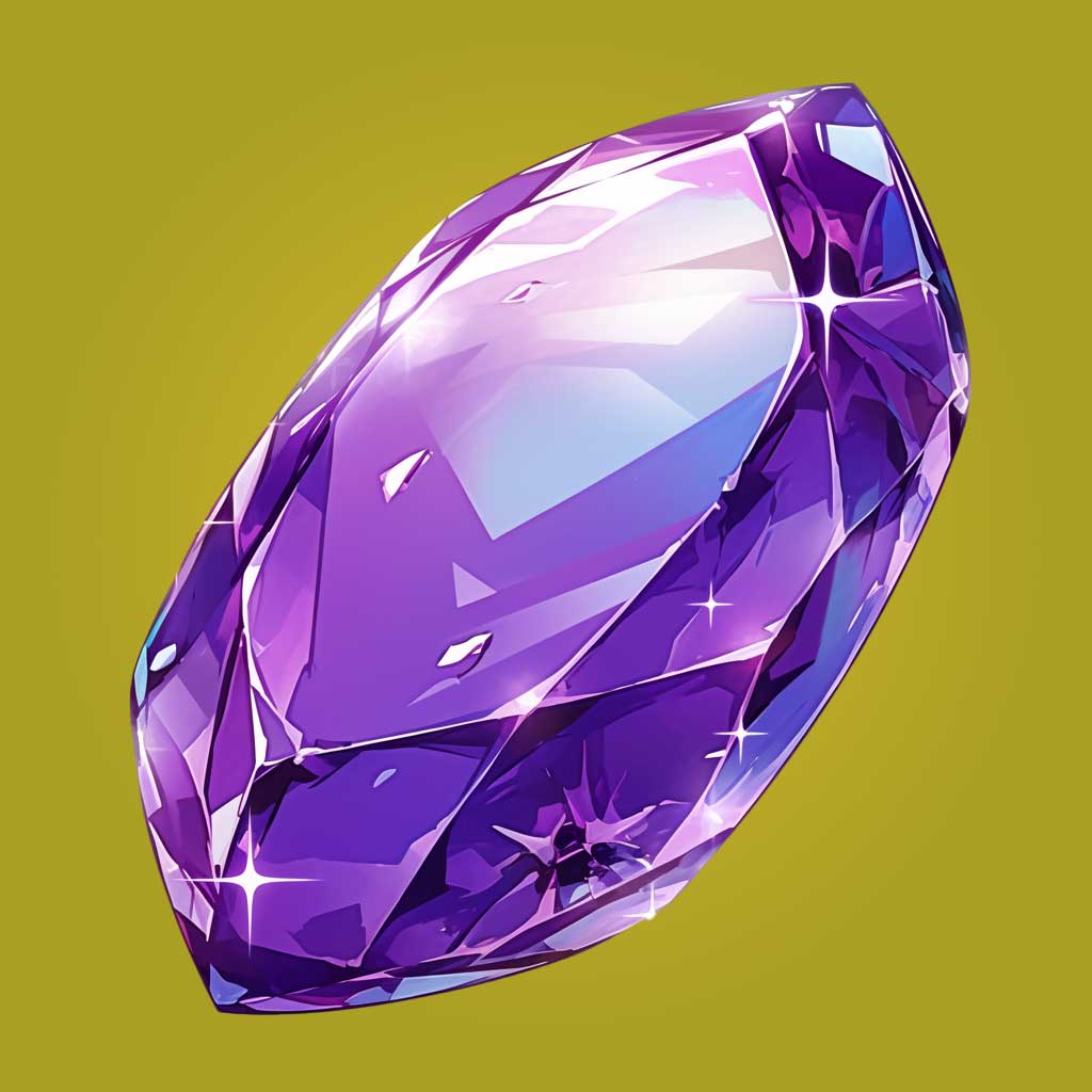 Chipped Amethyst