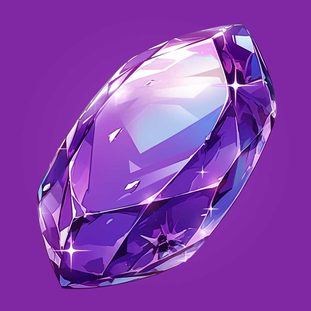 Cracked Amethyst Icon