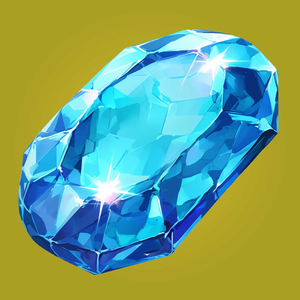 Chipped Aquamarine Icon