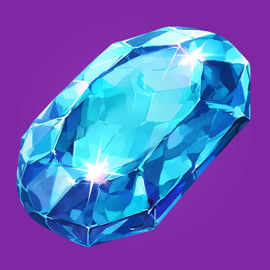 Cracked Aquamarine Icon