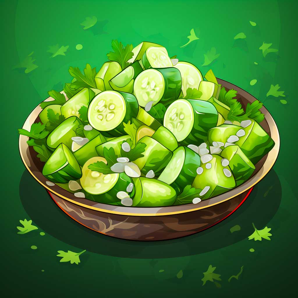 Cucumber Salad Icon