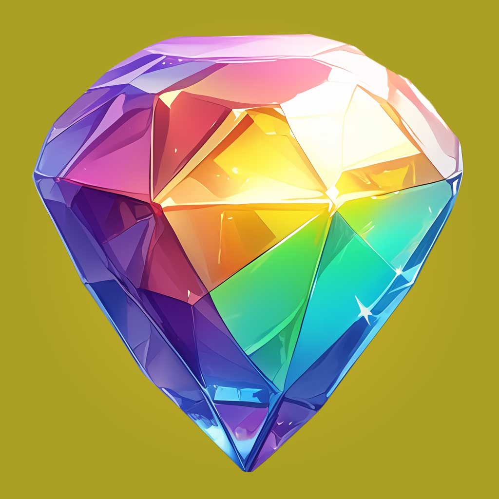 Chipped Diamond Icon