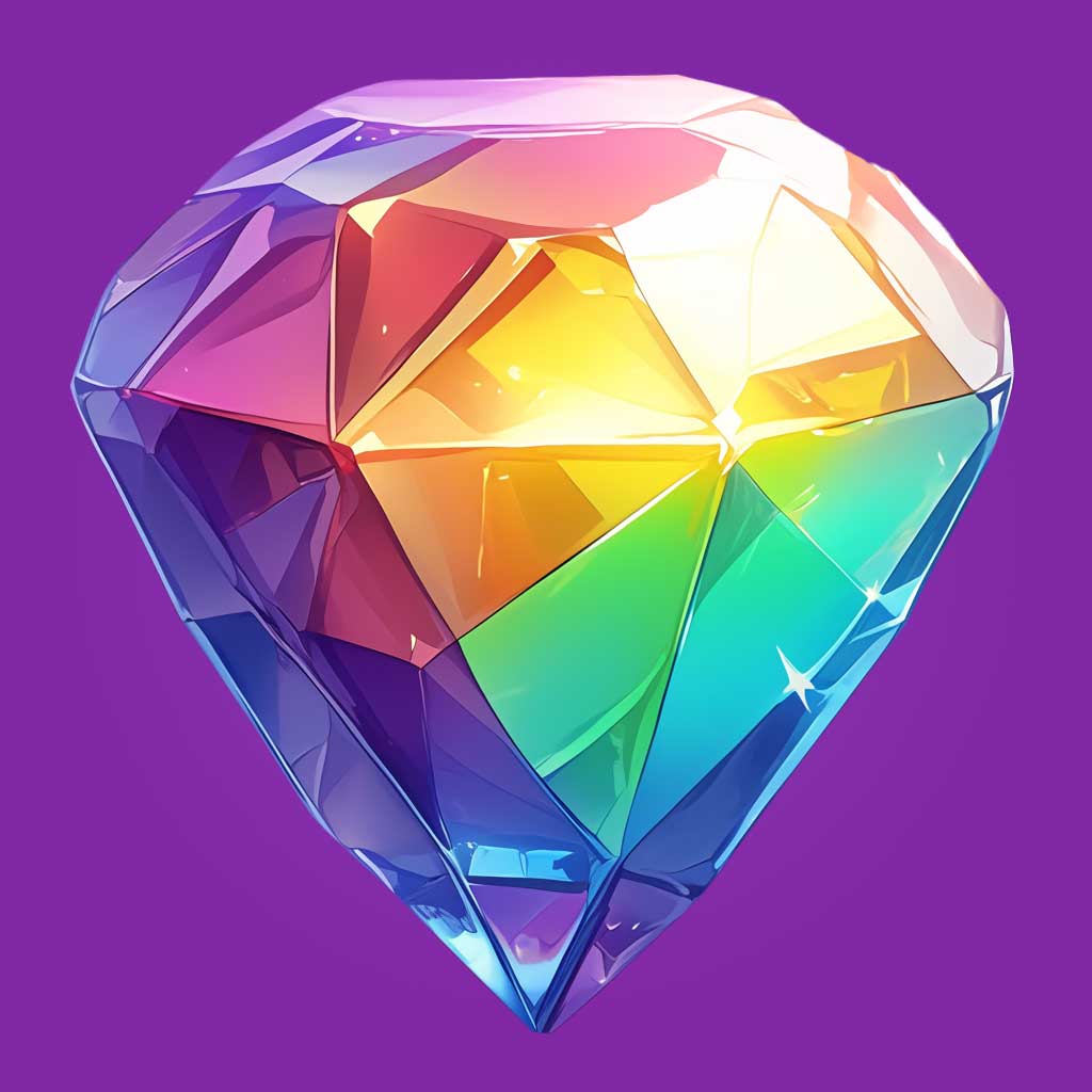 Cracked Diamond Icon