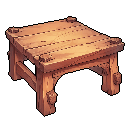Cedar Display Table