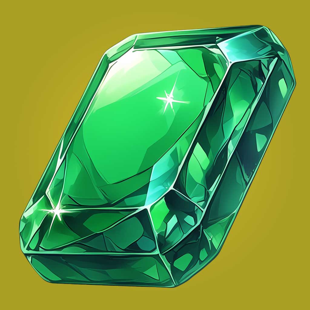 Chipped Emerald Icon