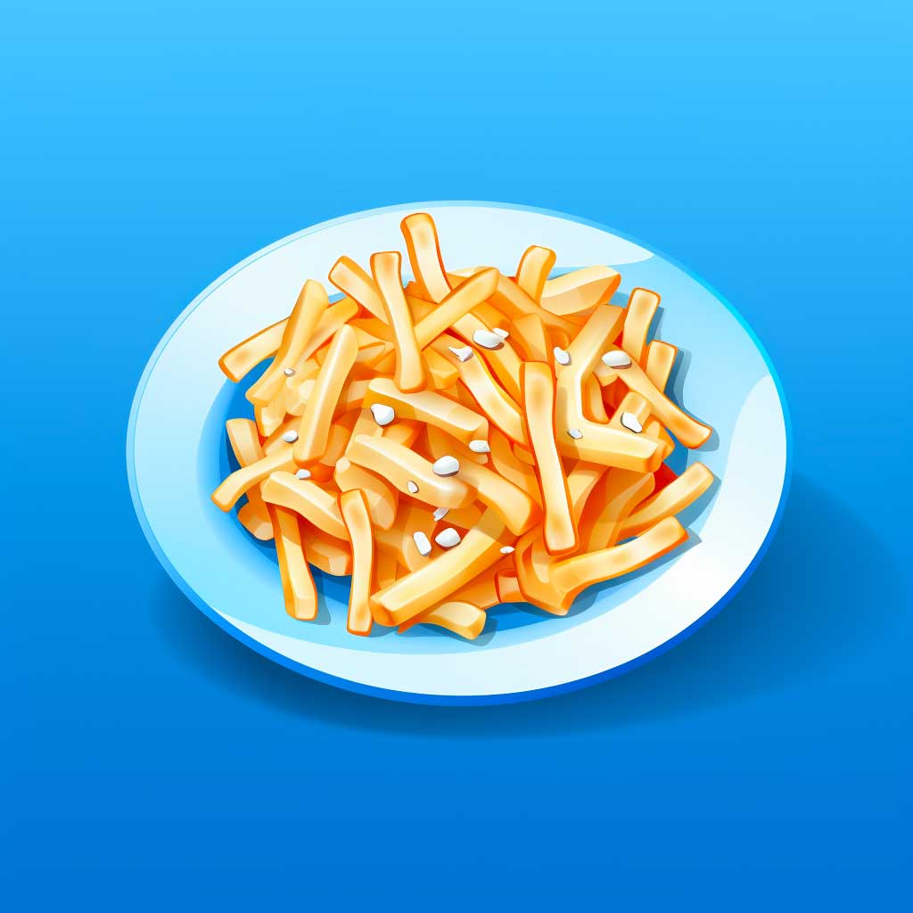 Garlic French Fries Icon