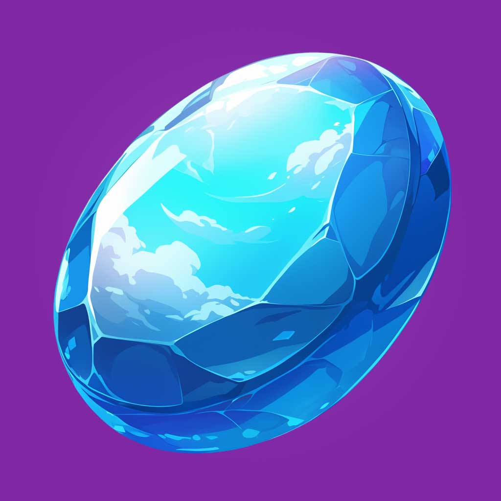 Cracked Turquoise Icon