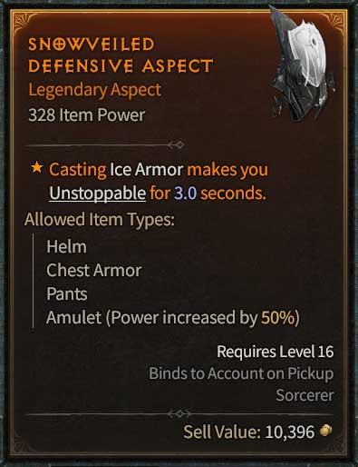 Snowveiled Aspect