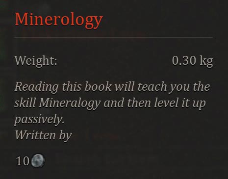 Skill Book: Minerology