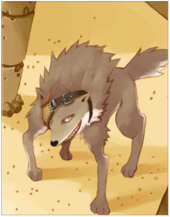 Desert Wolf Card