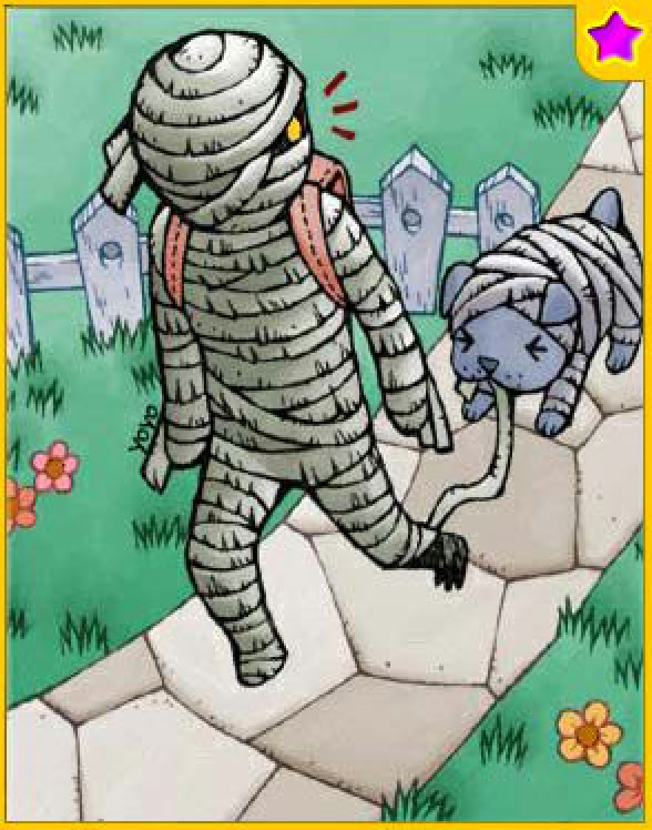 Mummy Card